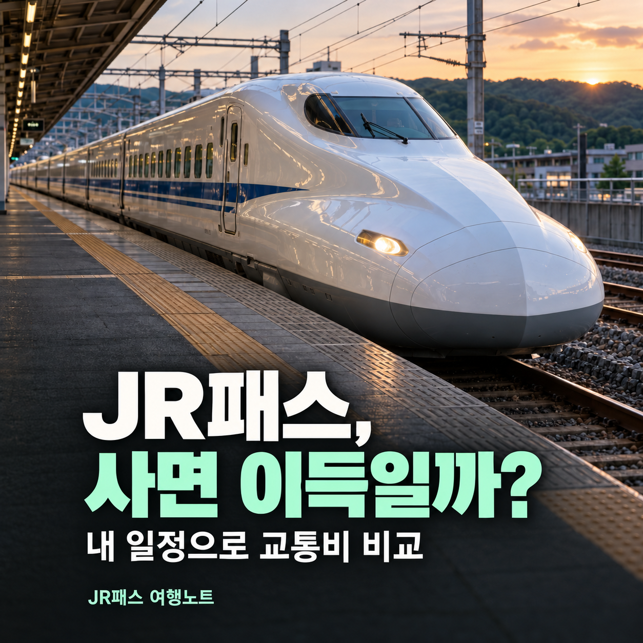 JR패스, 사면 이득일까? 내 일정으로 교통비 비교